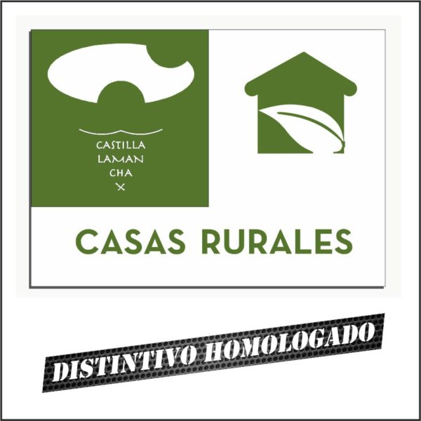 Placa Distintivo Casa rural Castilla-La Mancha Homologada