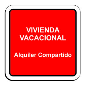 Placa Vivienda Vacacional - Alquiler Compartido
