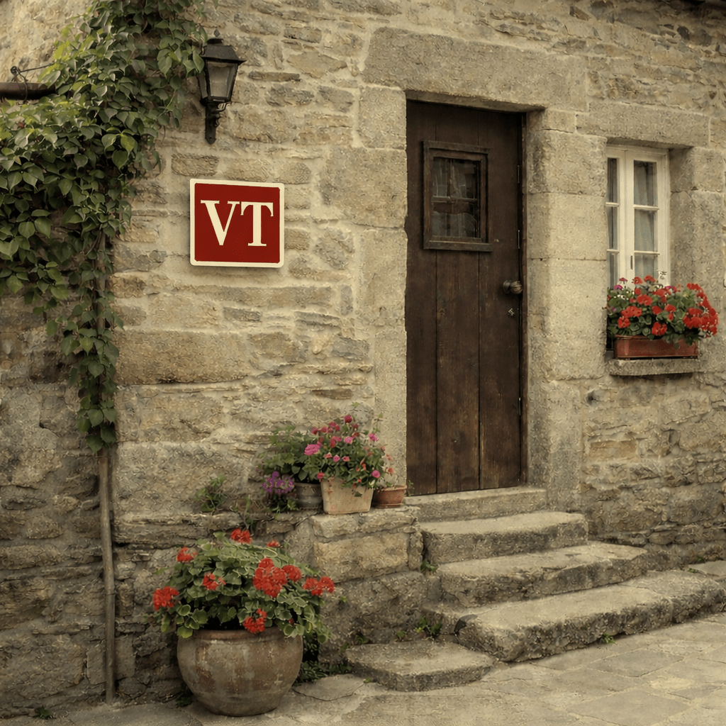 Placa Vivenda de uso turistico en Galicia