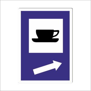 Señal Informativa Cafetería