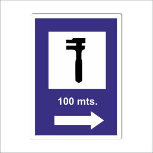 Señal Informativa Taller Mecánico