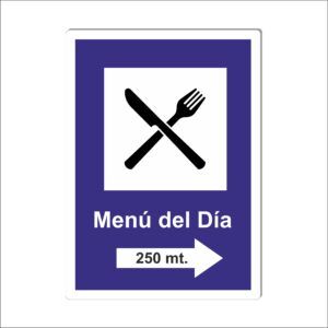 Señal Informativa Restaurante